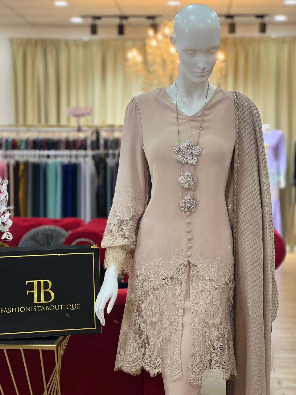 Kurung Celina NUDE BROWN - Image 3