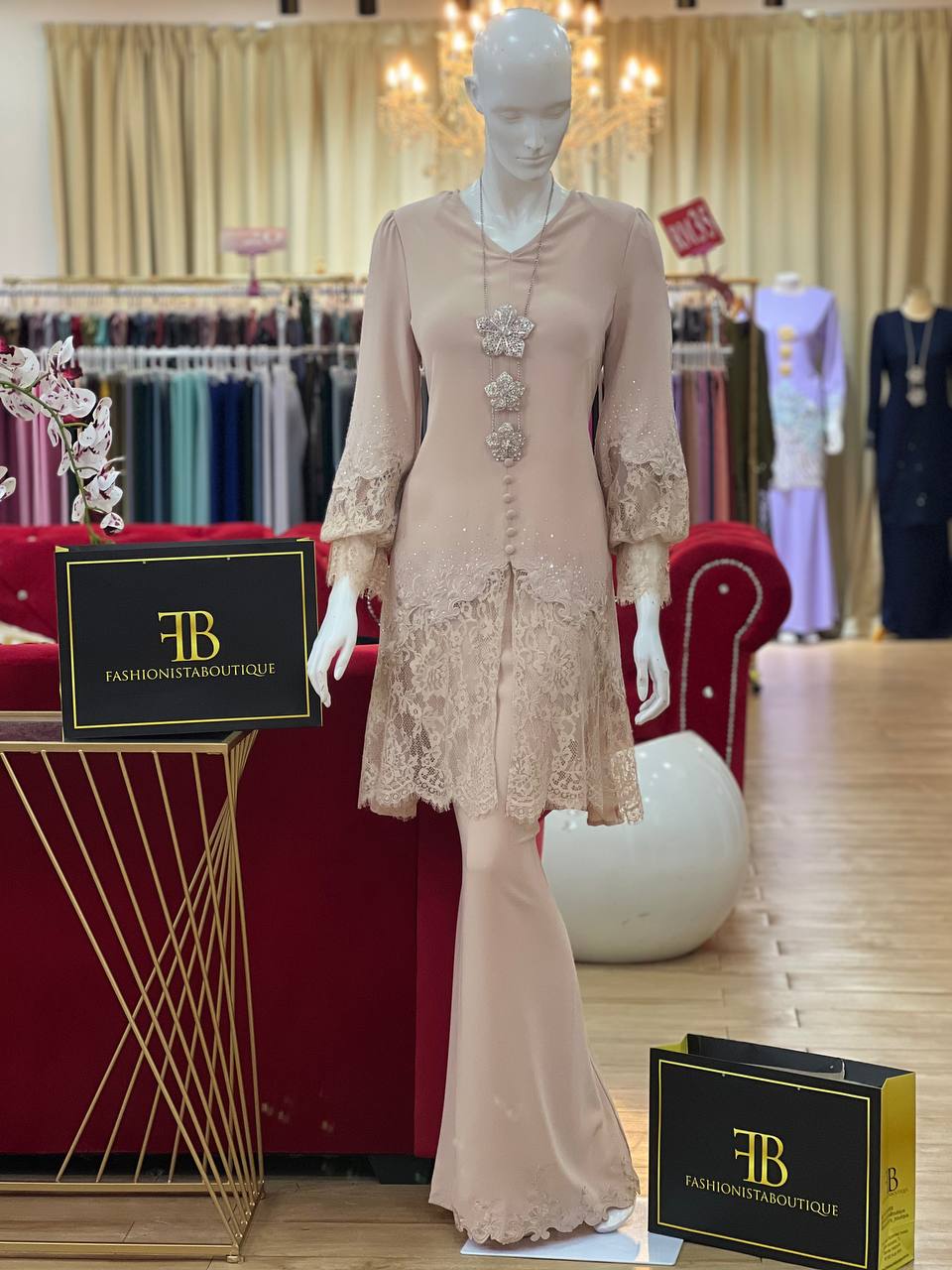 Kurung Celina NUDE BROWN - Image 2