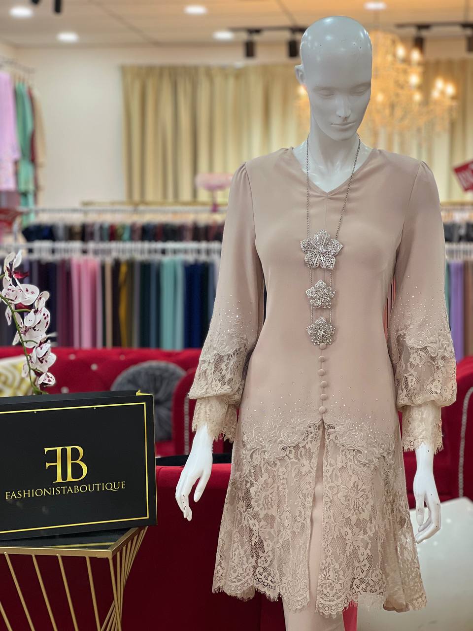 Kurung Celina NUDE BROWN - Image 4