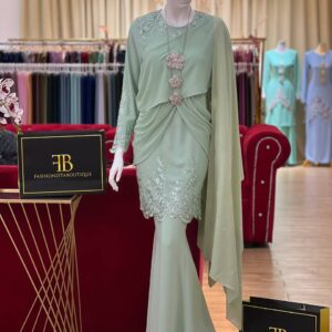 Kurung Belinda MINT GREEN