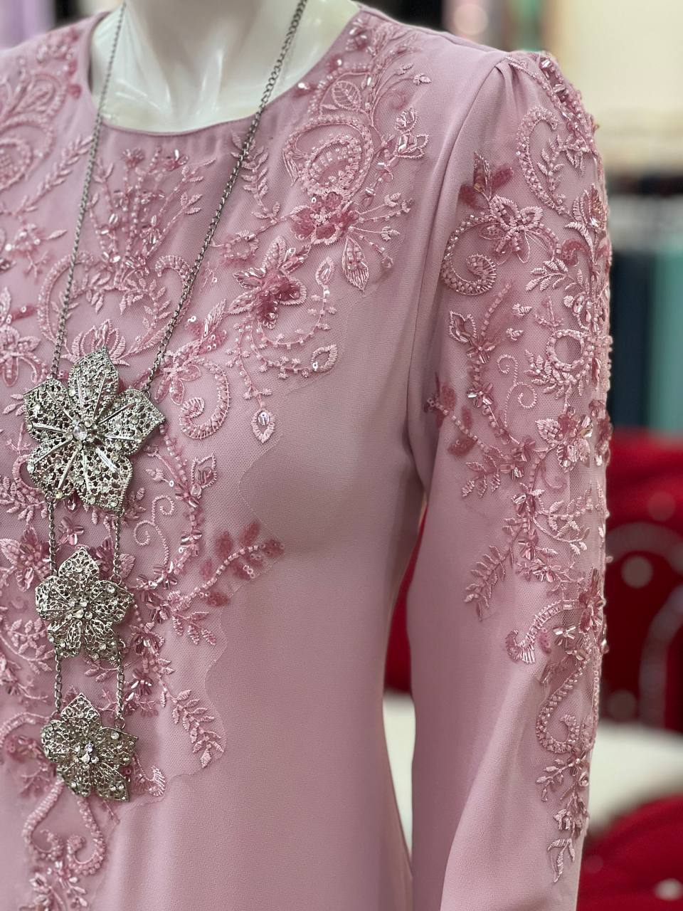 Kurung Maharani SOFT PINK - Image 5