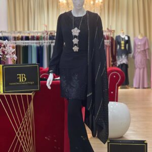 Kurung Qasandra BLACK