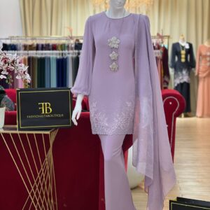 Kurung Medelia DUSTY PURPLE