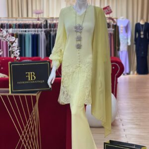 Kurung Celina SOFT YELLOW