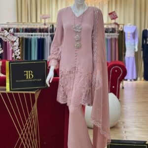 Kurung Celina DUSTY PINK