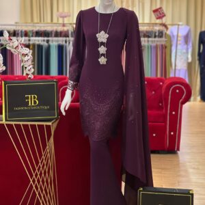 Kurung Calista WINE BURGUNDY