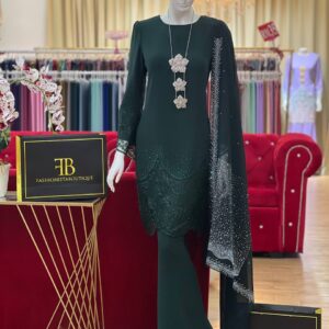 Kurung Calista EMERALD GREEN