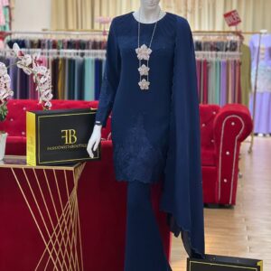 Kurung Danella NAVY BLUE