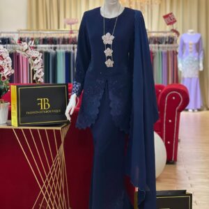 Kebaya Qaleesya NAVY BLUE