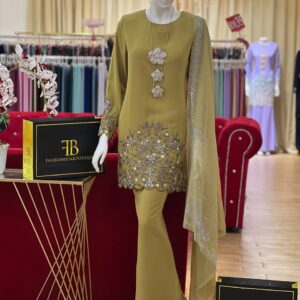 Kurung Clara MUSTARD