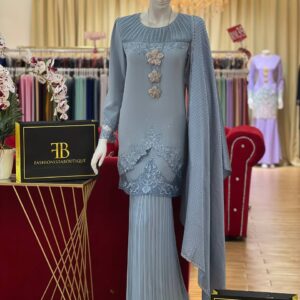 Kurung Elodie ASH BLUE