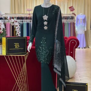 Kurung Darla EMERALD GREEN