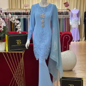 Kurung Veronica BABY BLUE
