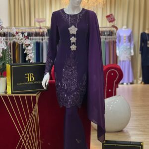 Kurung Veronica DARK PURPLE