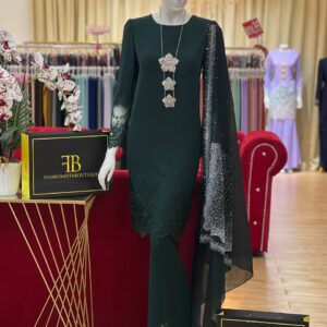 Kurung Marielle EMERALD GREEN