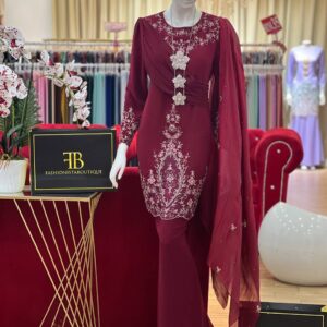 Kurung Liora MAROON