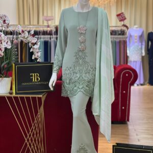 Kurung Viona SAGE GREEN
