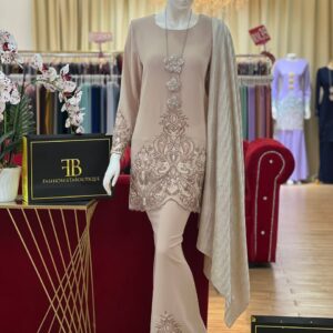 Kurung Viona NUDE CHAMPAGNE