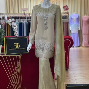 Kurung Elara NUDE CHAMPAGNE