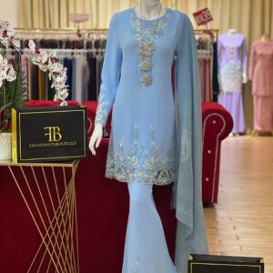 Kurung Catelyn BABY BLUE