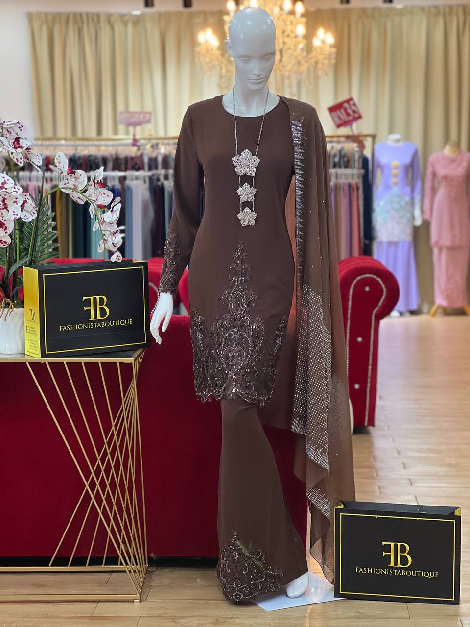 Kurung Jacinta RICH BROWN