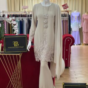 Kurung Jacinta NUDE CHAMPAGNE