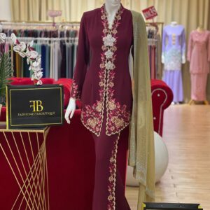 Kebaya Avina BURGUNDY