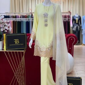 Kurung Naqifa SOFT YELLOW