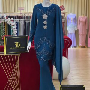 Kurung Lufara TEAL BROWN