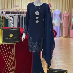 Kurung Shantelle NAVY BLUE
