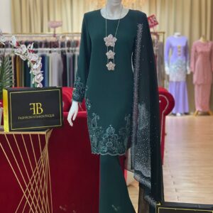 Kurung Shantelle EMERALD GREEN