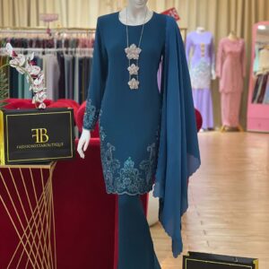 Kurung Shantelle TEAL BLUE