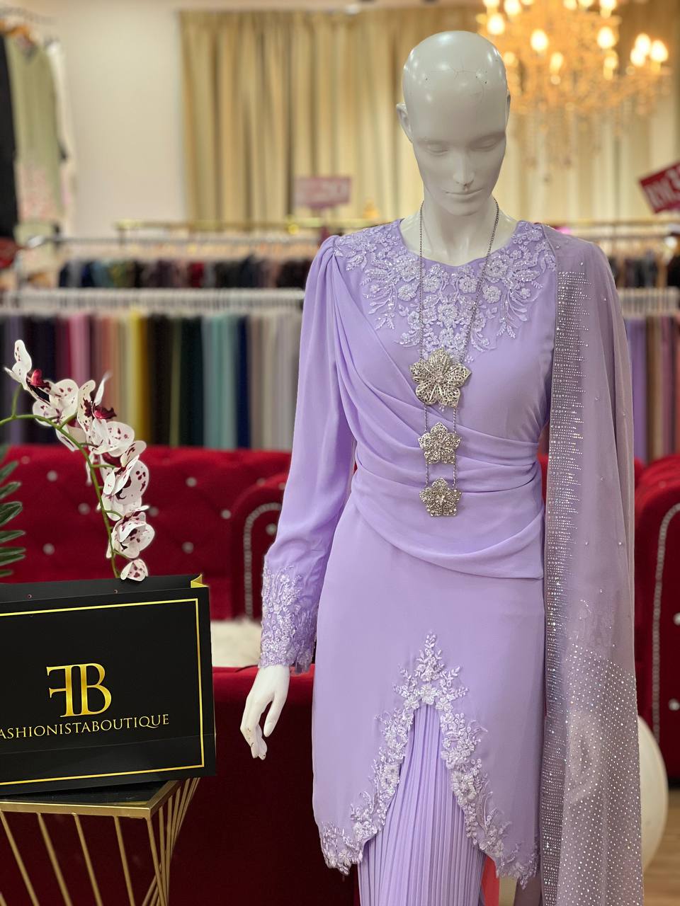 Kurung Bianca LILAC - Image 3