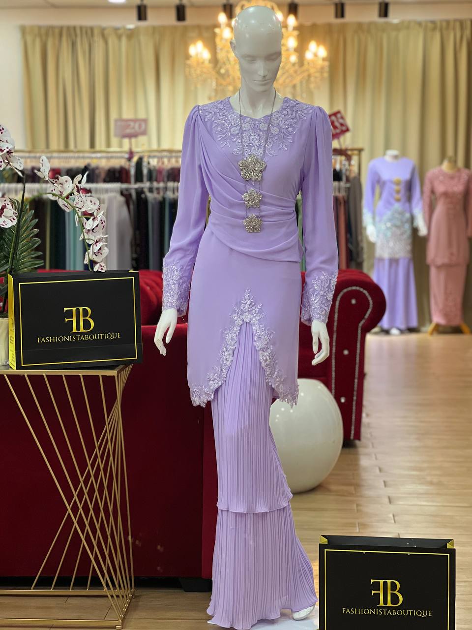 Kurung Bianca LILAC - Image 2