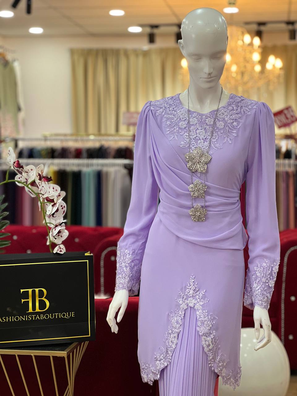 Kurung Bianca LILAC - Image 4