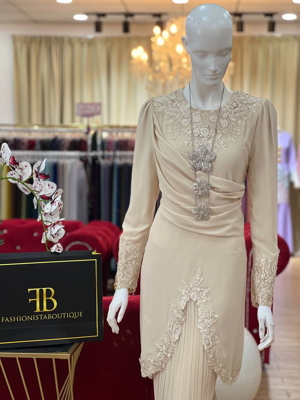 Kurung Bianca NUDE CHAMPAGNE - Image 4