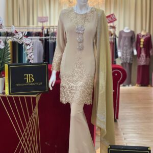 Kurung Ferra NUDE CHAMPAGNE