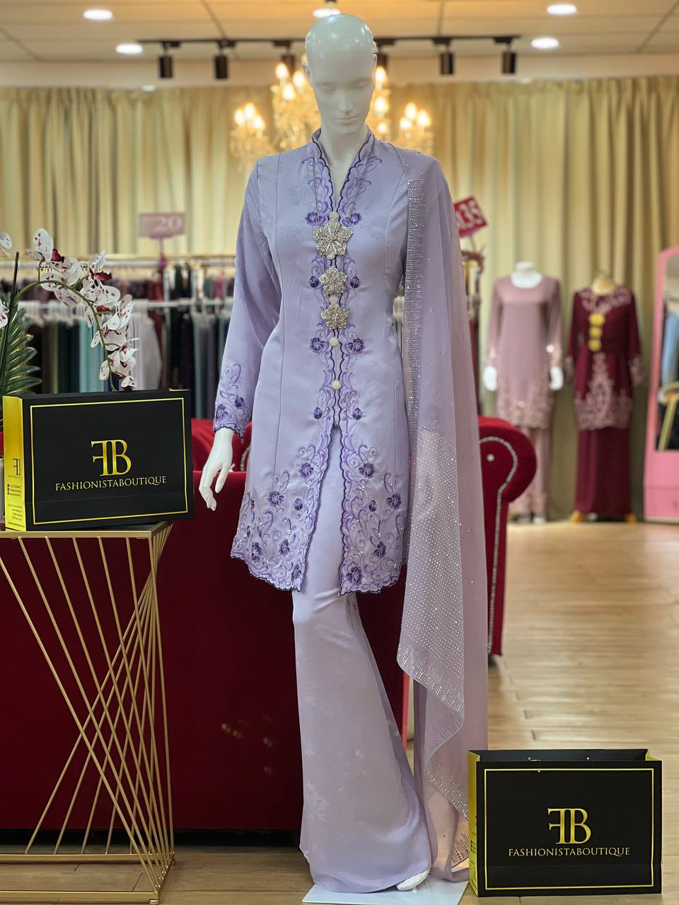 Kebaya Roselea LILAC
