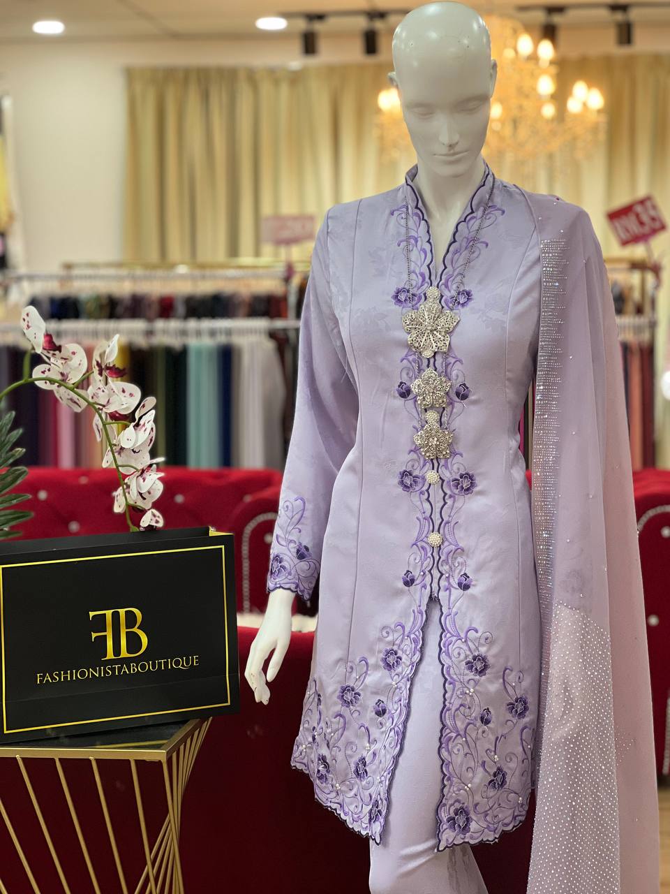 Kebaya Roselea LILAC - Image 3