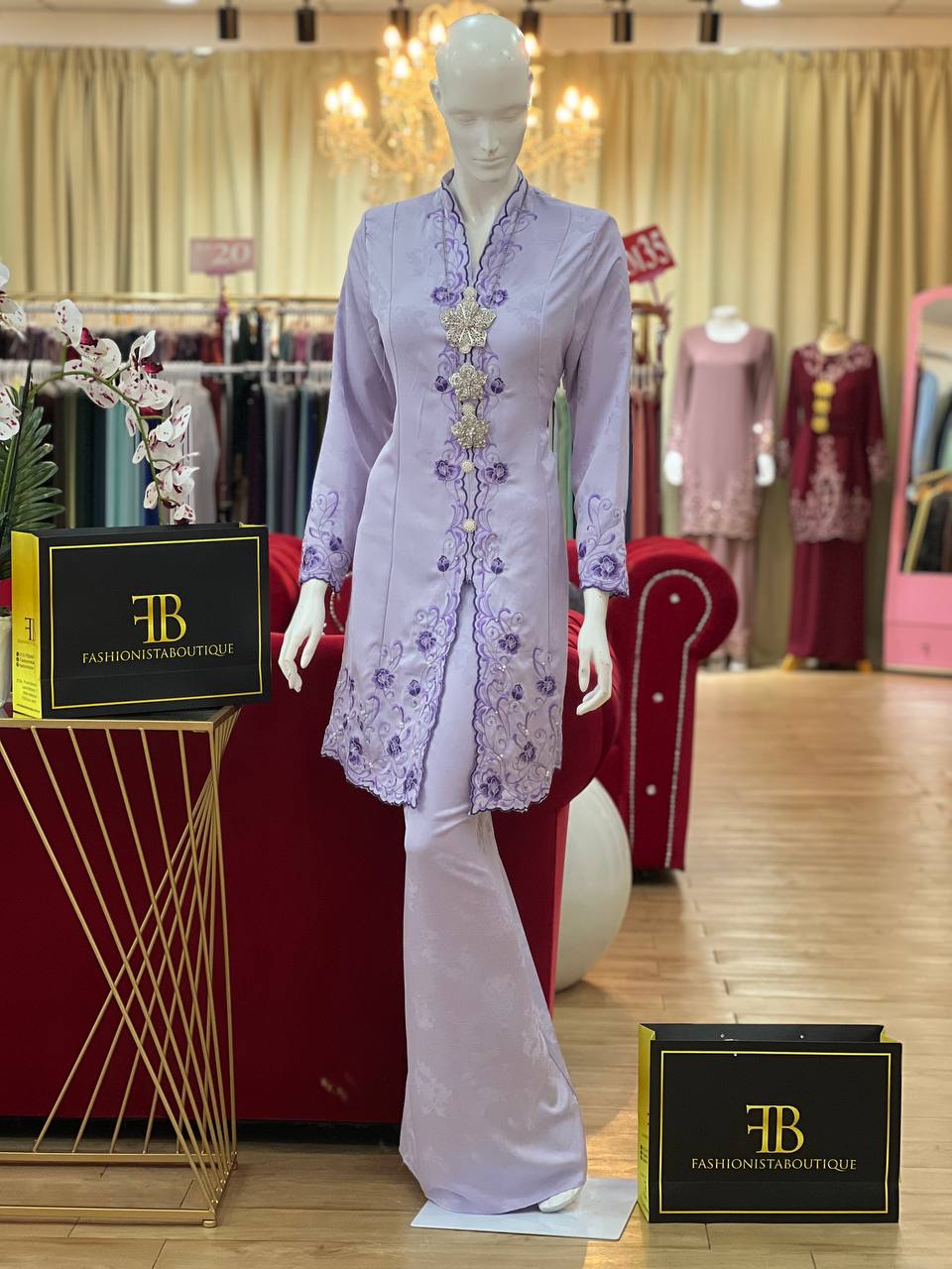 Kebaya Roselea LILAC - Image 2