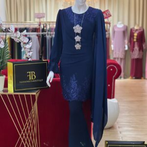 Kurung Serena NAVY BLUE