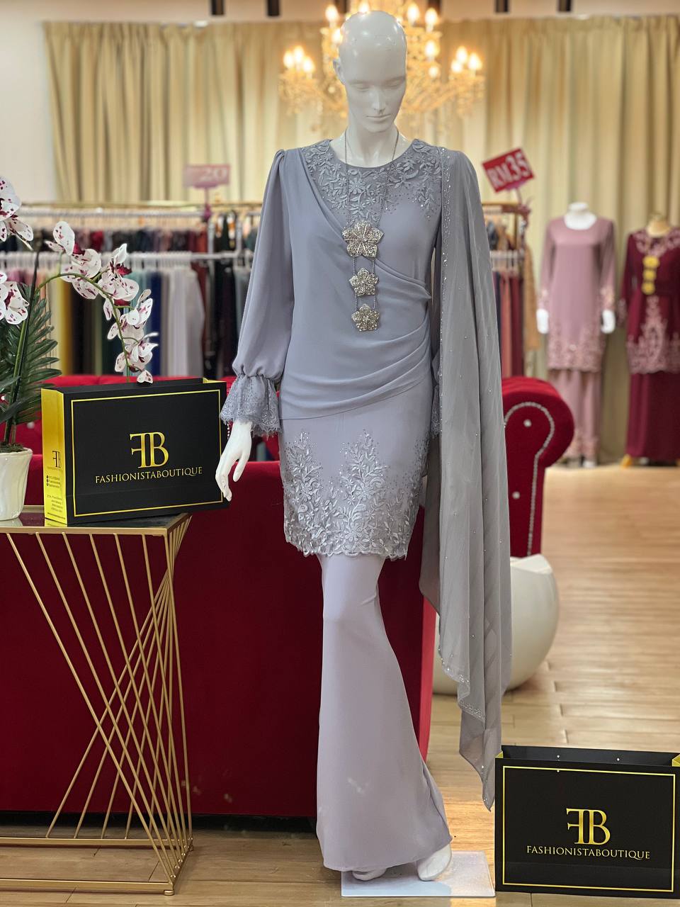 Kurung Serena GREY