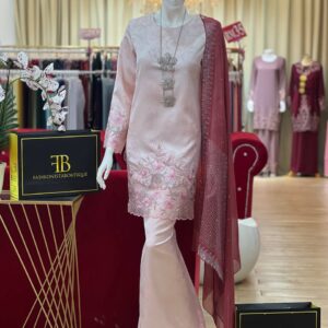Kurung Dalina PEACH