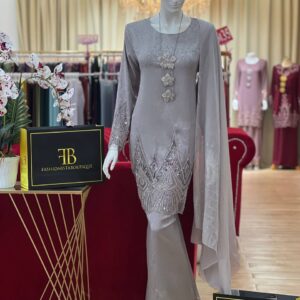 Kurung Qaila SILVER GREY