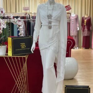 Kurung Adonia WHITE