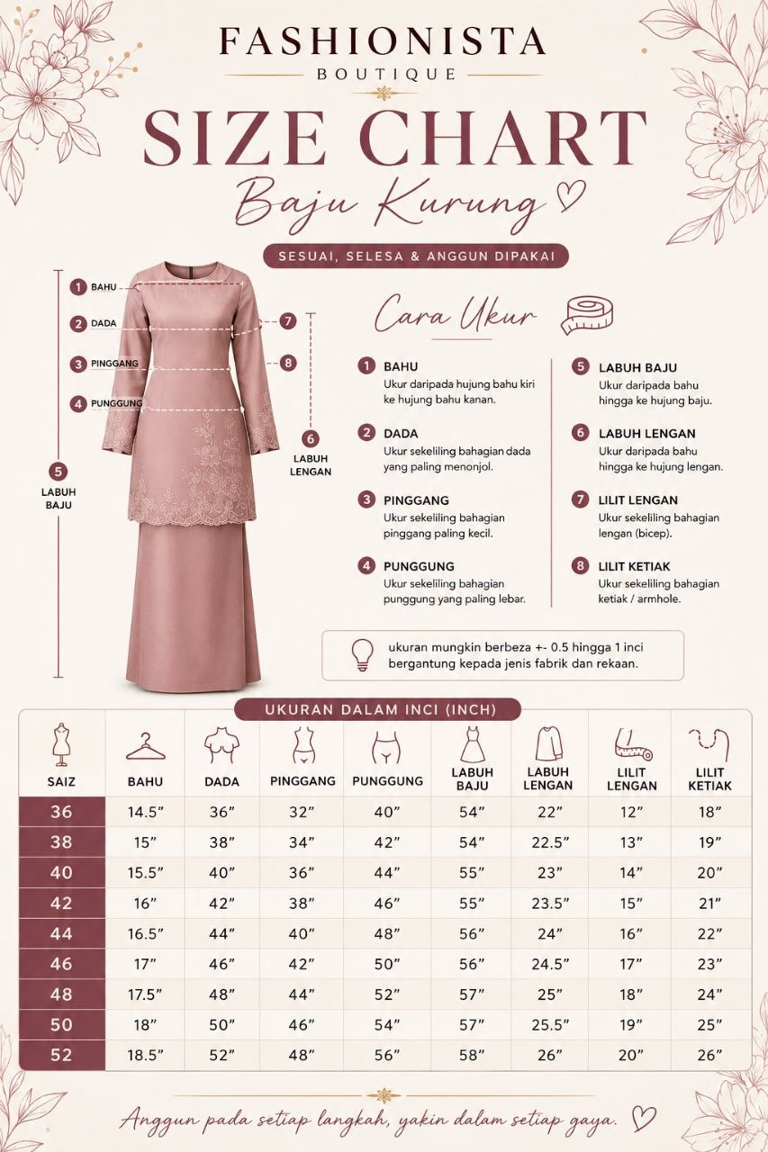 Kurung Eldra BLACK - Image 5